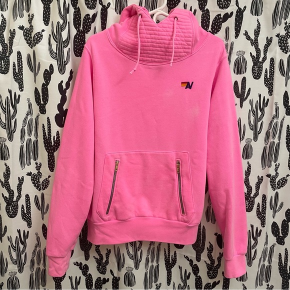 Aviator Nation Tops - Aviator Nation Hot Pink Ninja Hoodie